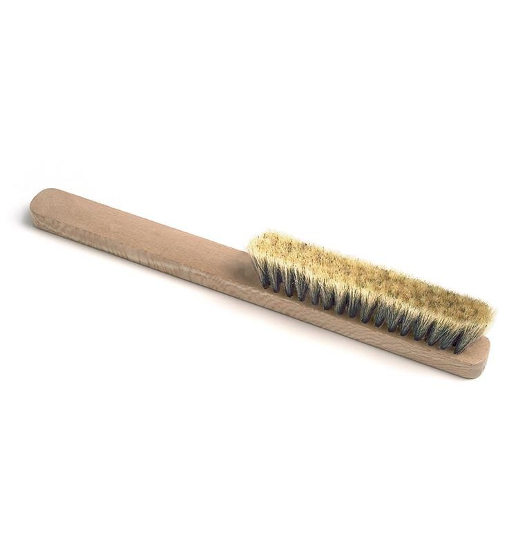 Japanese Brass 4 Rows Hand Brush 9-1/4 Long with Wood Handle